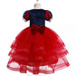 Snow White layered red dress