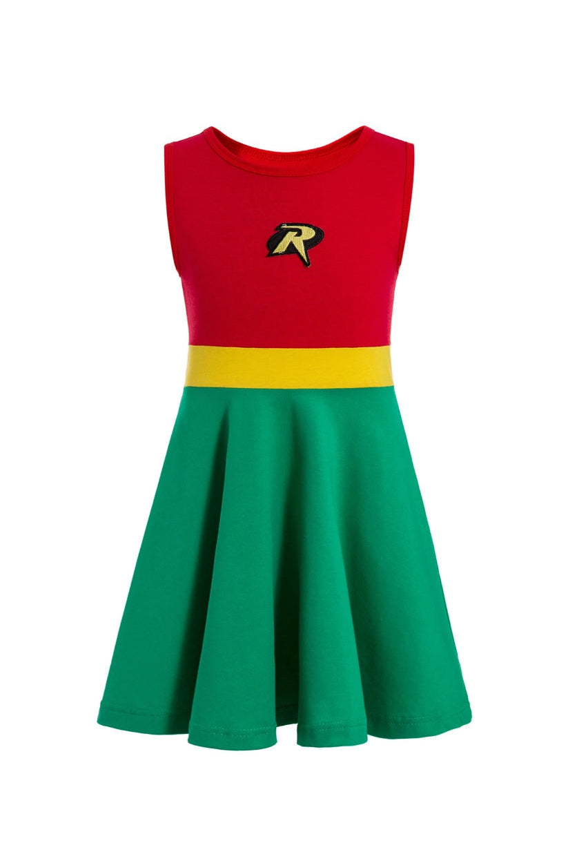 Super Hero inspired dresses - Halloween Fancy dress -Robin